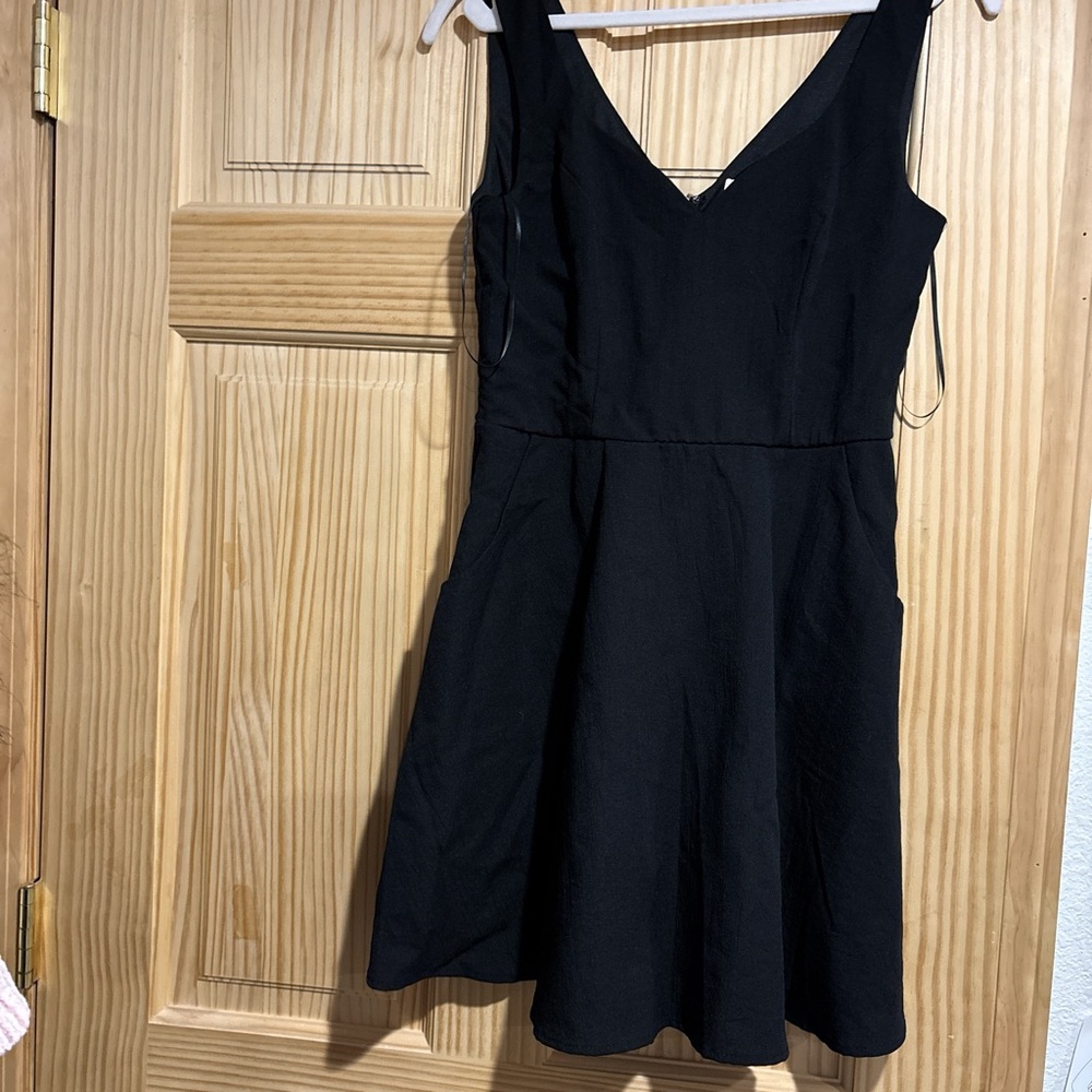 Francesca's Collections Black Mini Dress